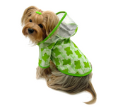 Clear View Froggy Raincoat with Fleece Lining and Detachable Hood