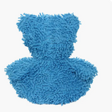 Mighty Microfiber Ball Med Blue Bear, Durable, Squeaky Dog Toy