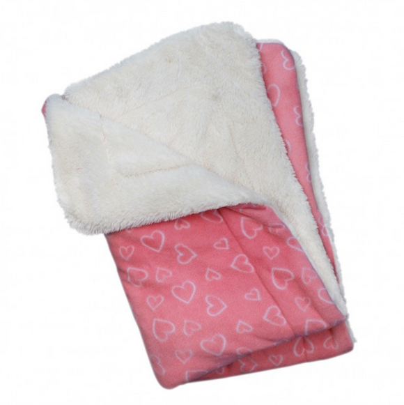 Blush of Love Fleece Blanket - Le Pet Luxe