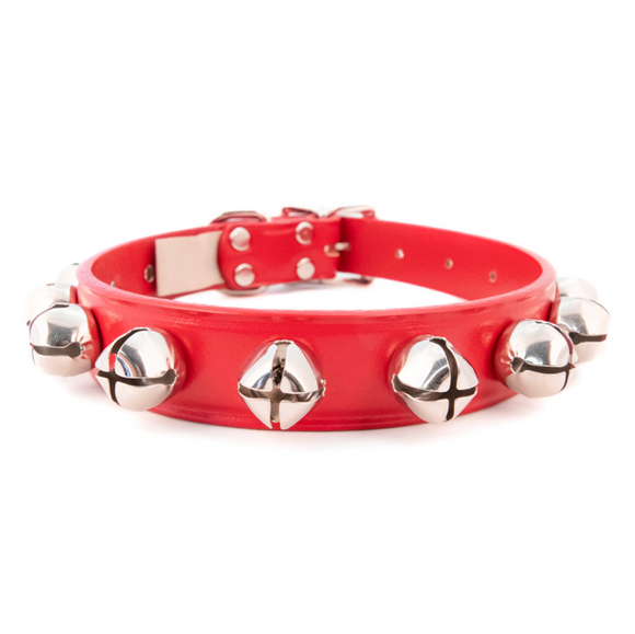 Jingle Bell Christmas Dog Collar ~ Red - Le Pet Luxe