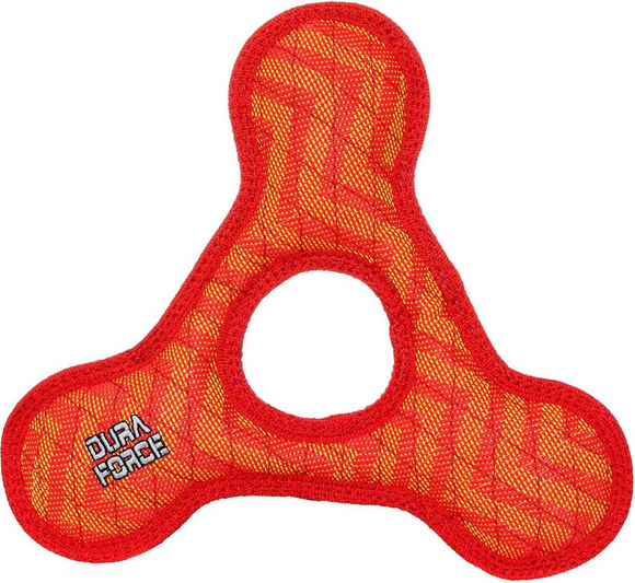 TriangleRing Tiger Dog Toy, Large ~ Red - Le Pet Luxe