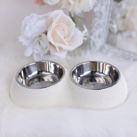 Pearl Dining Bowl - Le Pet Luxe