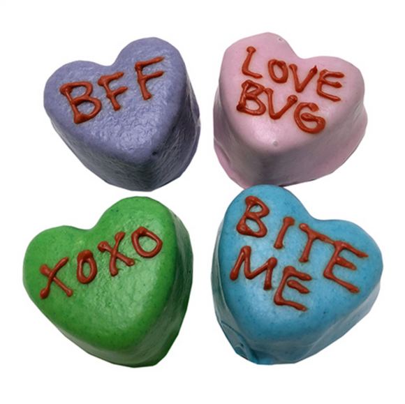 Candy Heart Cake Bites (Case of 12) Dog Treats - Le Pet Luxe