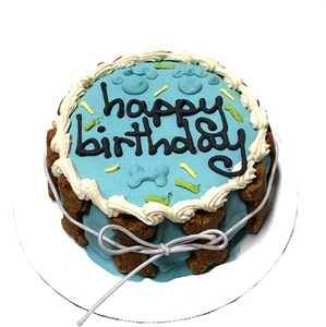 Dog Birthday Cake ~ Blue - Le Pet Luxe