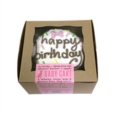 Dog Birthday Baby Cake ~ Pink