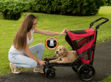 Excursion NO-ZIP Pet Stroller ~ Candy Red - Le Pet Luxe