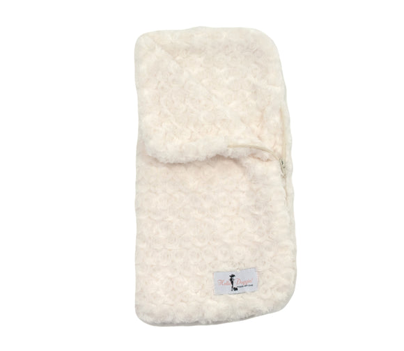 Snuggle Pup Sleeping Bag Dog Blanket ~ Cream - Le Pet Luxe