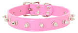 Spike Dog Collar ~ Pink