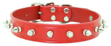 Spike Dog Collar ~ Red