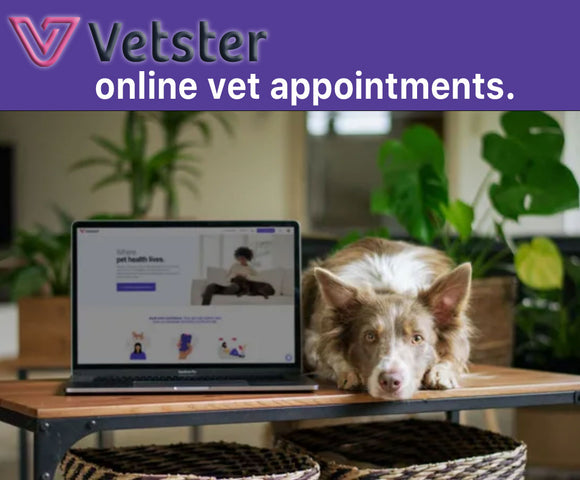 Vetster ~ On-demand virtual vet appointments.
