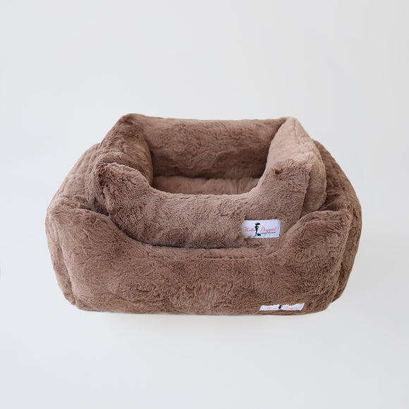 Bella Dog Beds - Mocha - Le Pet Luxe