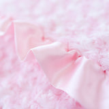Baby Ruffle Dog Blanket ~ Baby Pink - Le Pet Luxe